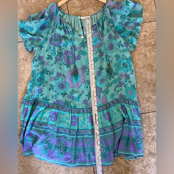 Spell and the Gypsey Buttercup Mini Dress in Ocean Size Small - Picture 9 of 9
